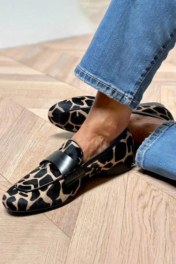 Lucia – Wild Pattern Loafers