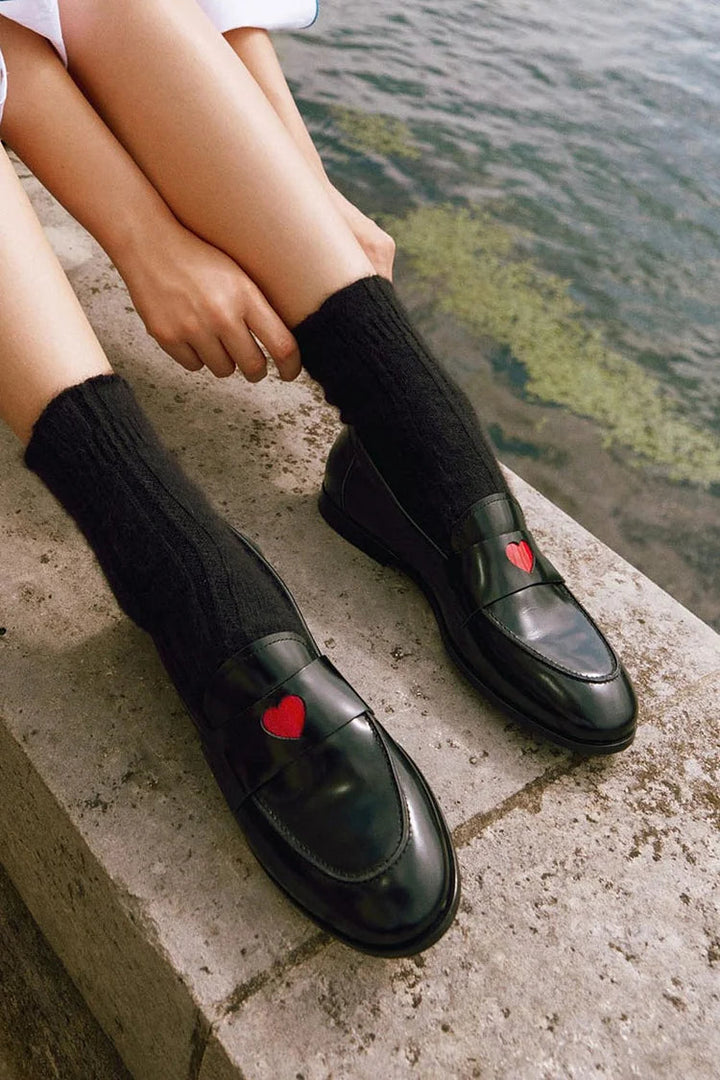 Rosalie – Heart Detail Loafers