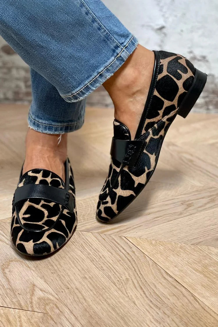 Lucia – Wild Pattern Loafers