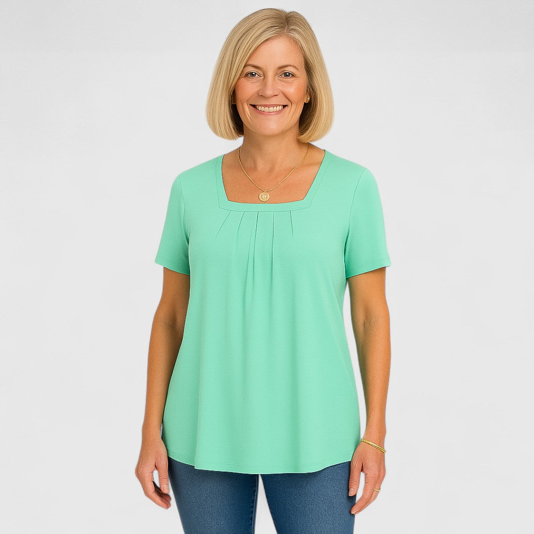 MARIA – EFFORTLESS ELEGANCE PLEATED BLOUSE