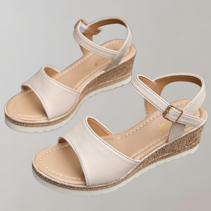 Delphine Orthopedic Wedge Sandals - Adjustable Straps Breathable