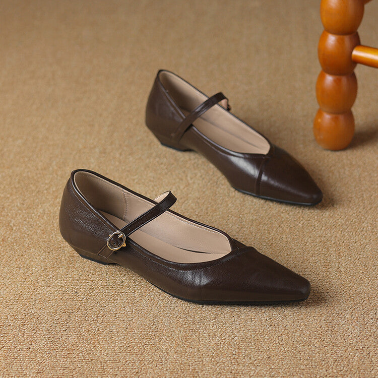 NATALIE – ELEGANT STRAP MARY JANE FLATS