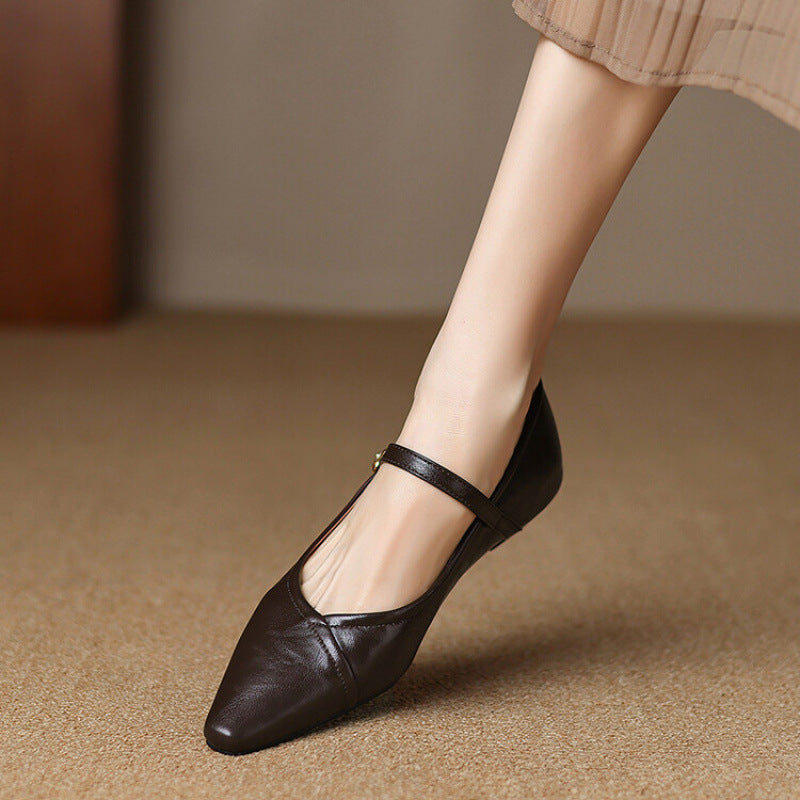 NATALIE – ELEGANT STRAP MARY JANE FLATS