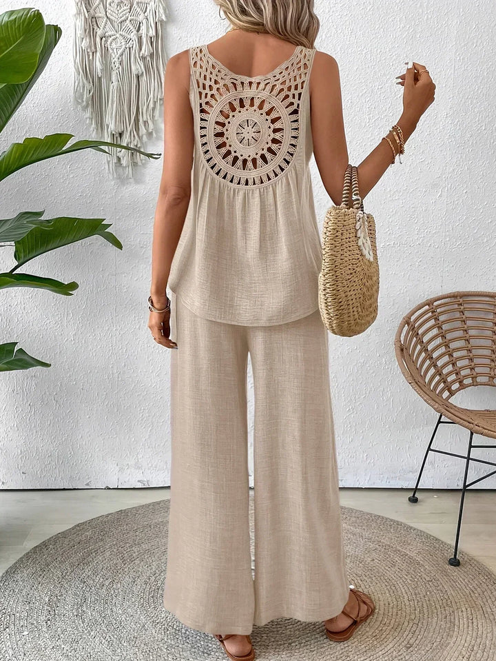 ELOWEN – ALL-DAY CHIC TANK AND PANTS PAIR